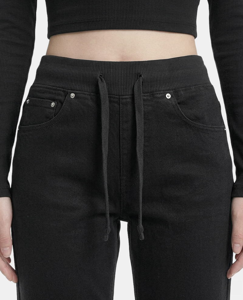 [LONG/SHORT] Noel Banding Slim Bootcut Pants