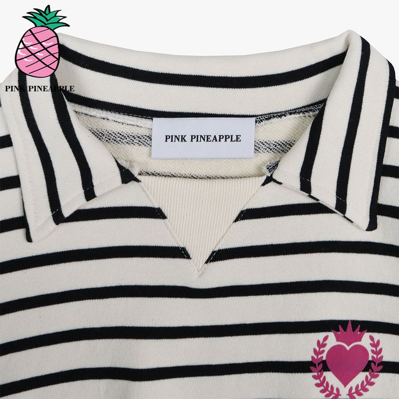 STRIPE H-N SWEATSHIRT