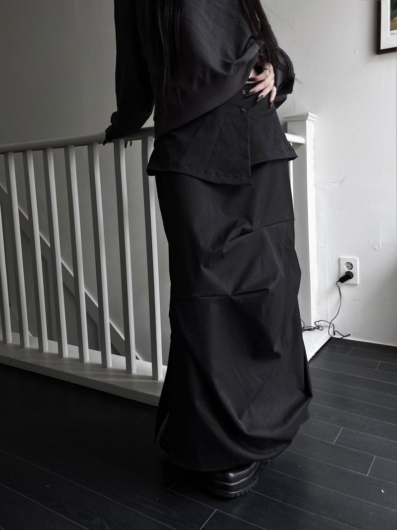 URBAN UNIQUE（アーバンユニーク）の「[set] from wrap long skirt (2color)（Skirts）」