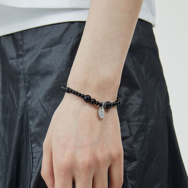 山力 ALL BLACK RONDEL BRACELET