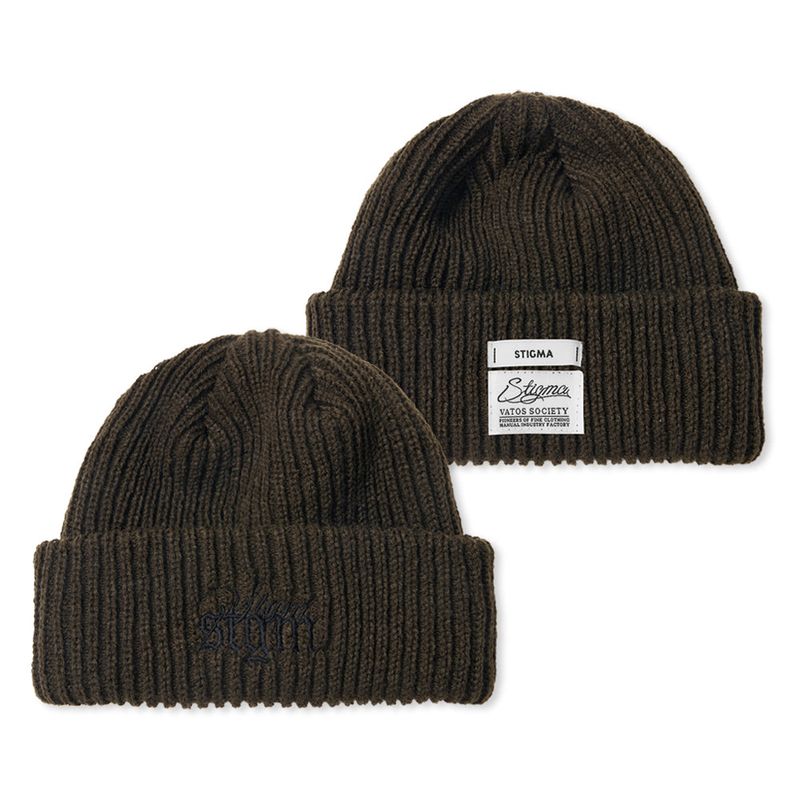 ML BEANIE BLACK / KHAKI / RED