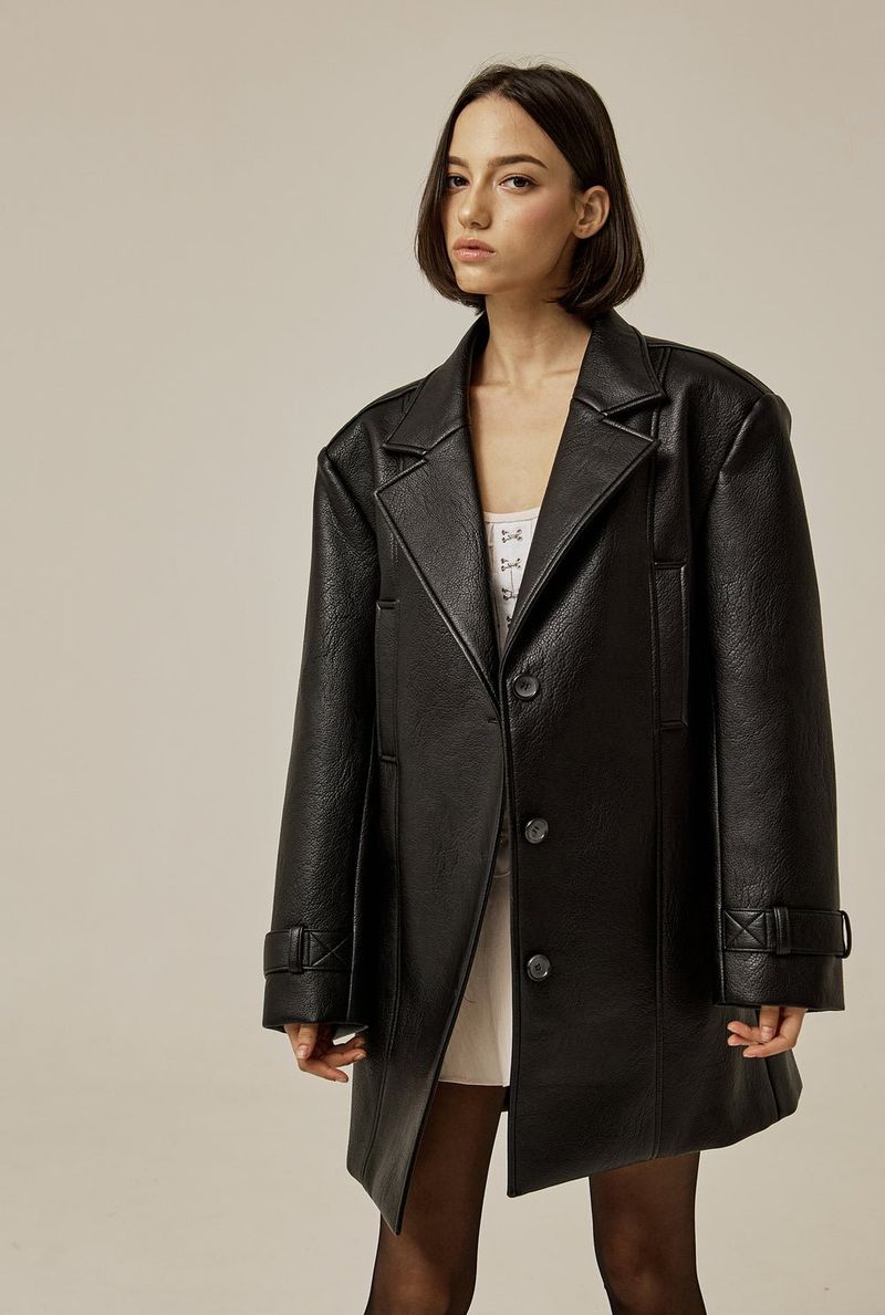threetimes（スリータイムズ）の「Ben leather jacket（Jackets/Outerwear）」