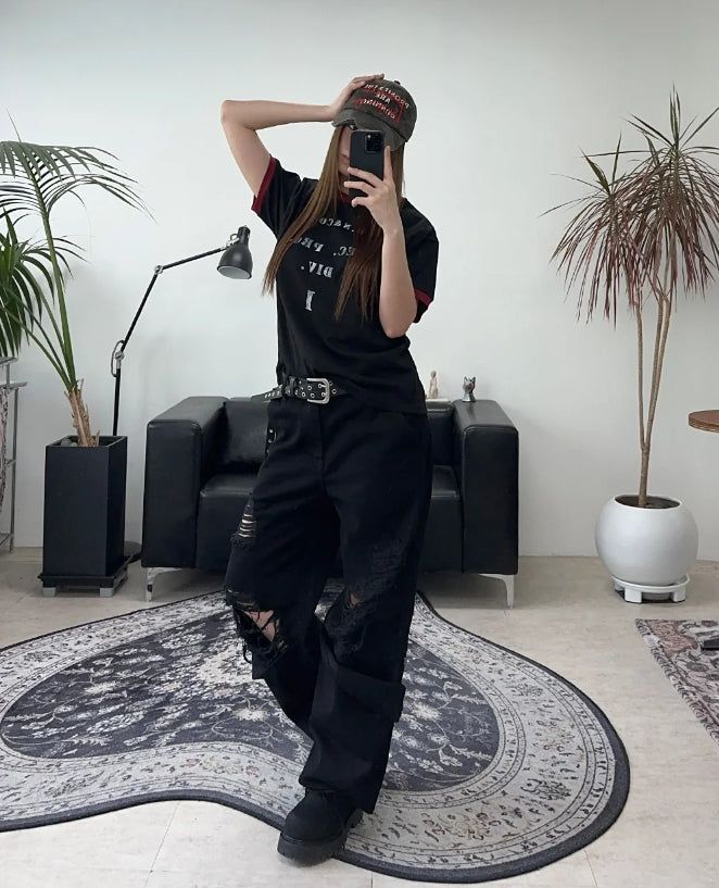 Det Dual Eyelet Long Belt