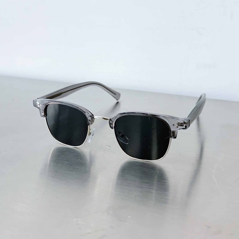 Smoke Grey Transparent Sunglasses