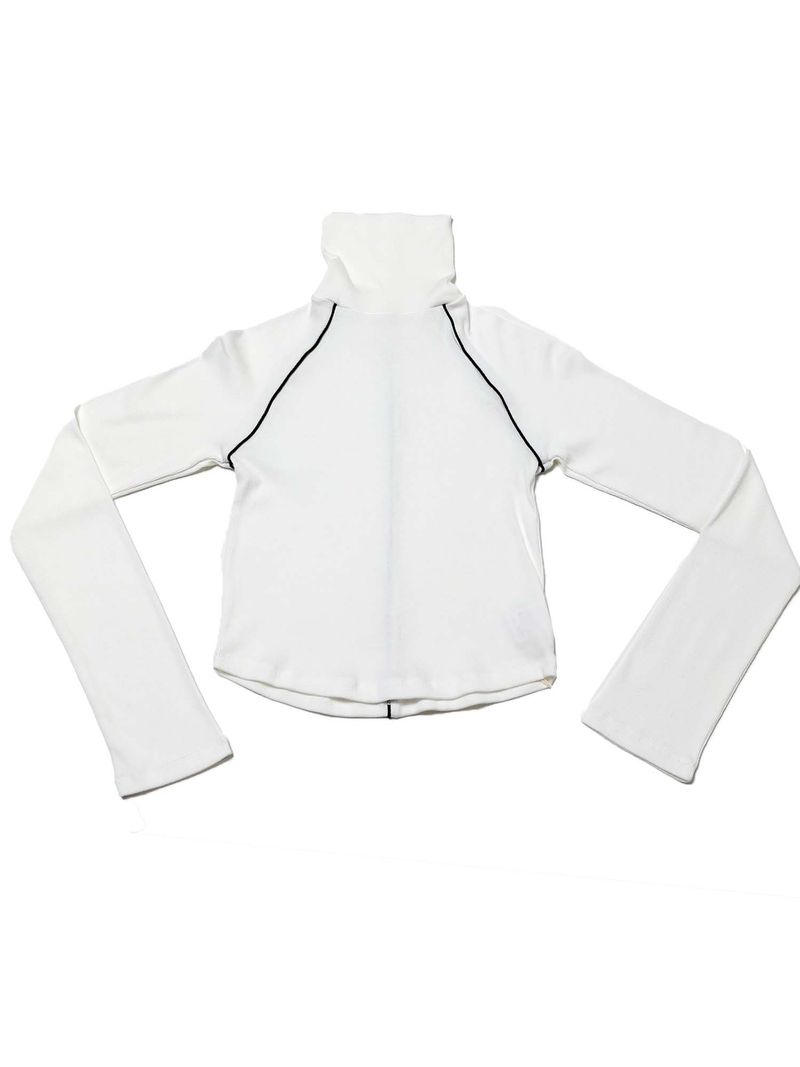 Piping Turtleneck T-shirts(WH)