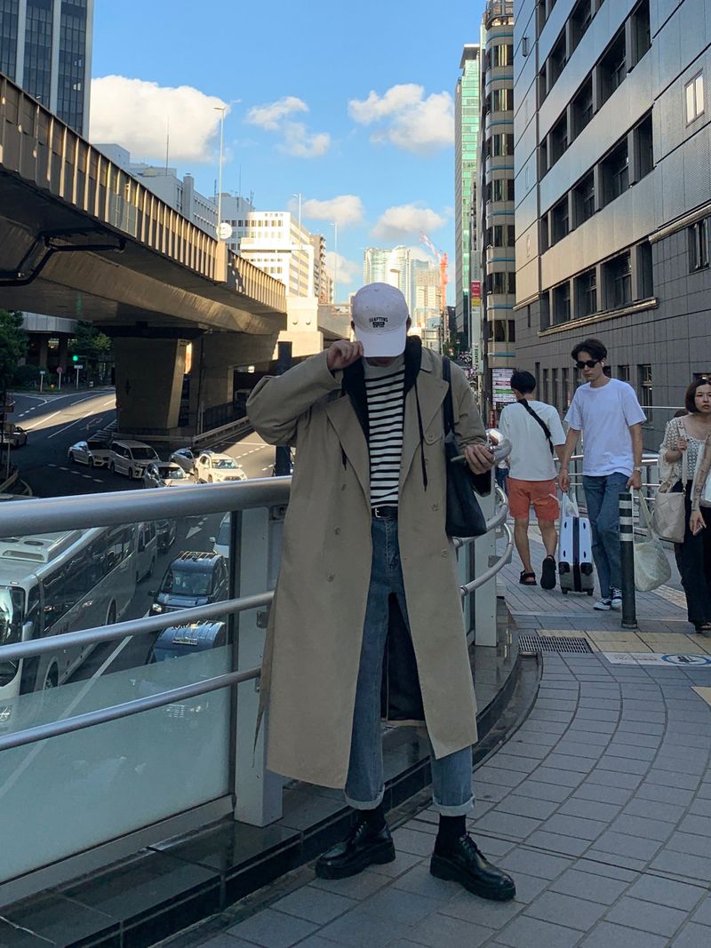 LMN Lower and Long Trench Coat (2 colors)
