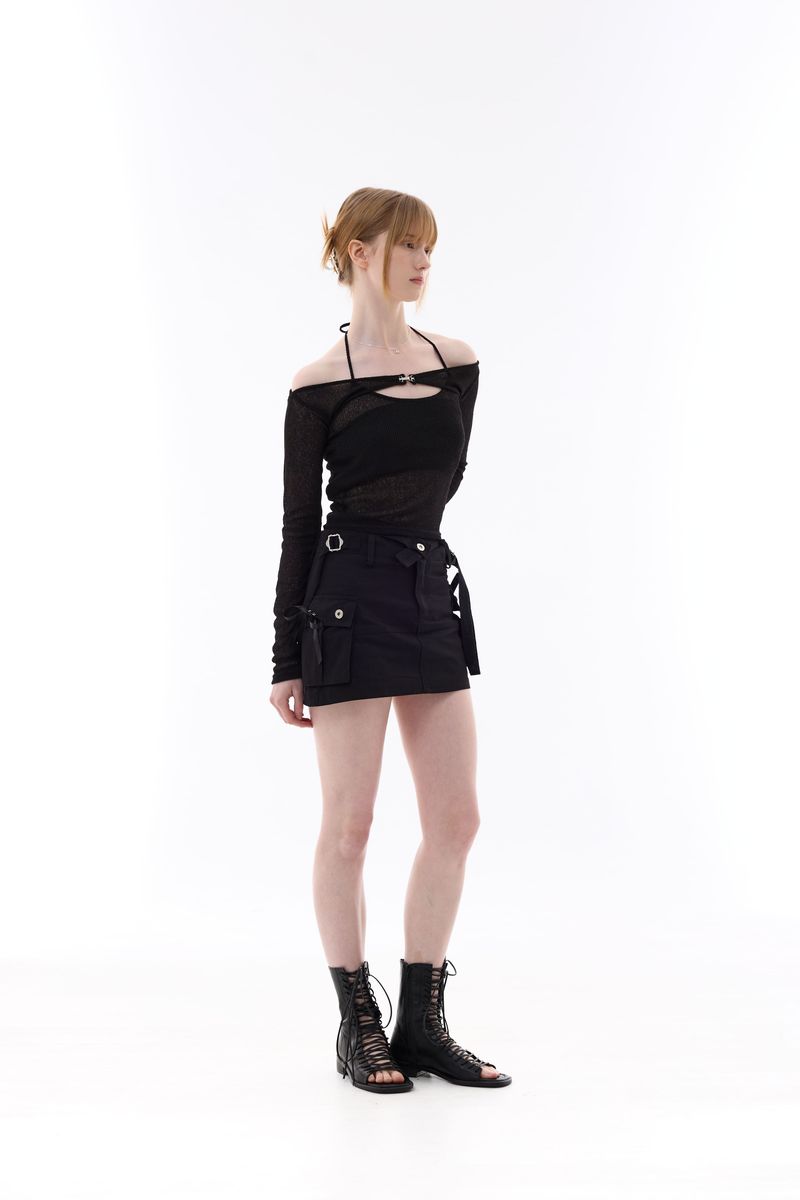 MANON OFF-SHOULDER SET / BLACK