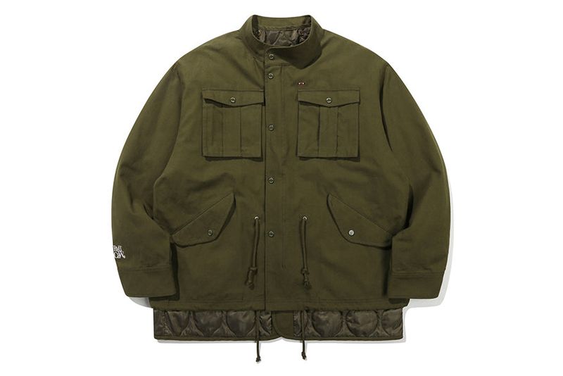 RECENT LOGO M65 PARKA_KHAKI