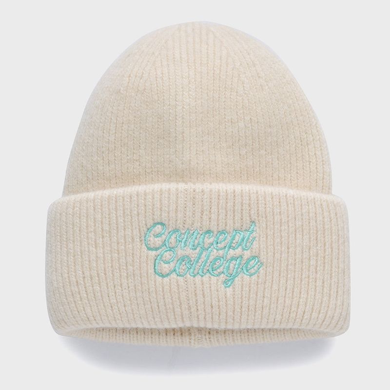 CONCEPT COLLEGE（コンセプトカレッジ）の「Soft Angora Ivory Beanie [Unisex]（Hats）」