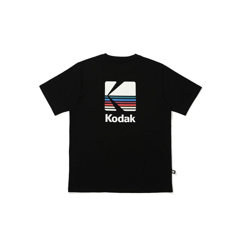 Rainbow Short-Sleeved T-Shirt【BLACK】