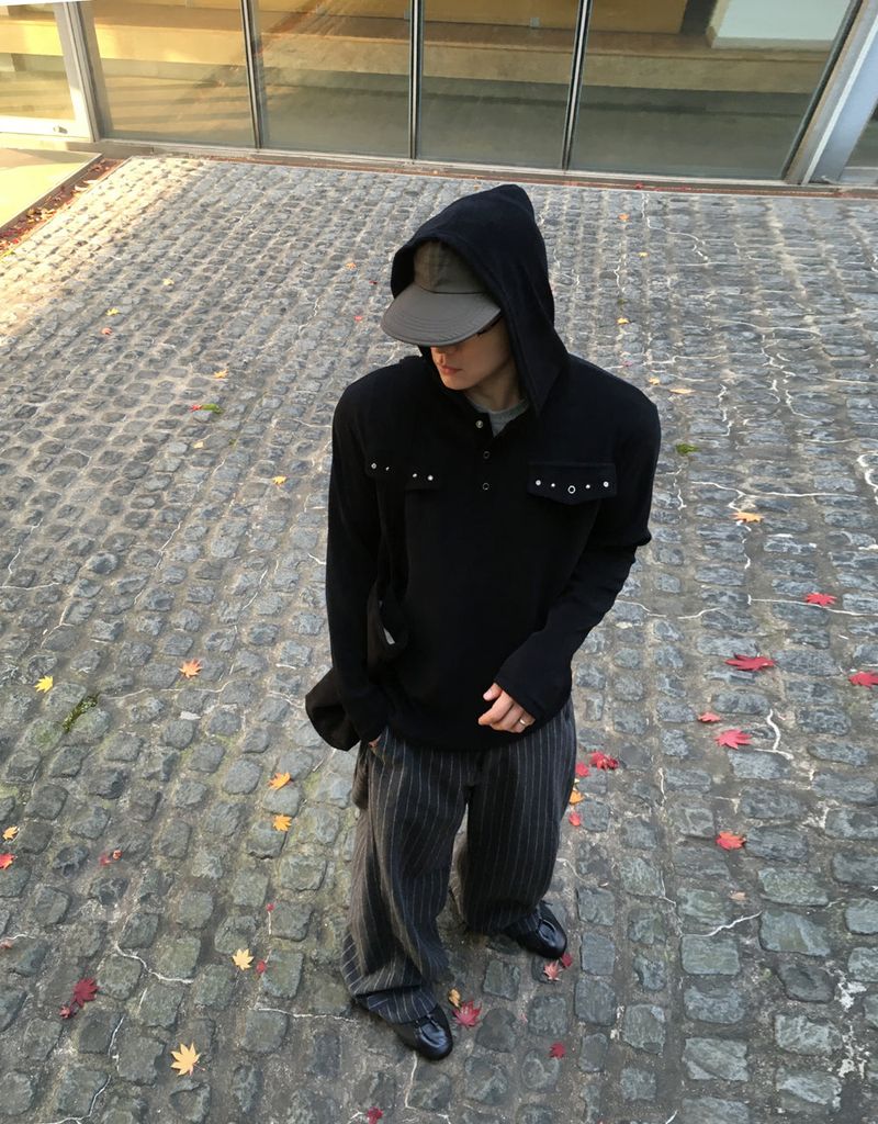 No.1502 C rivet hood-T (4color)