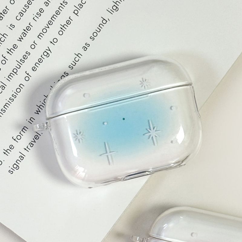 [AirPods] Twinkle star hard case (Blue) (only case)