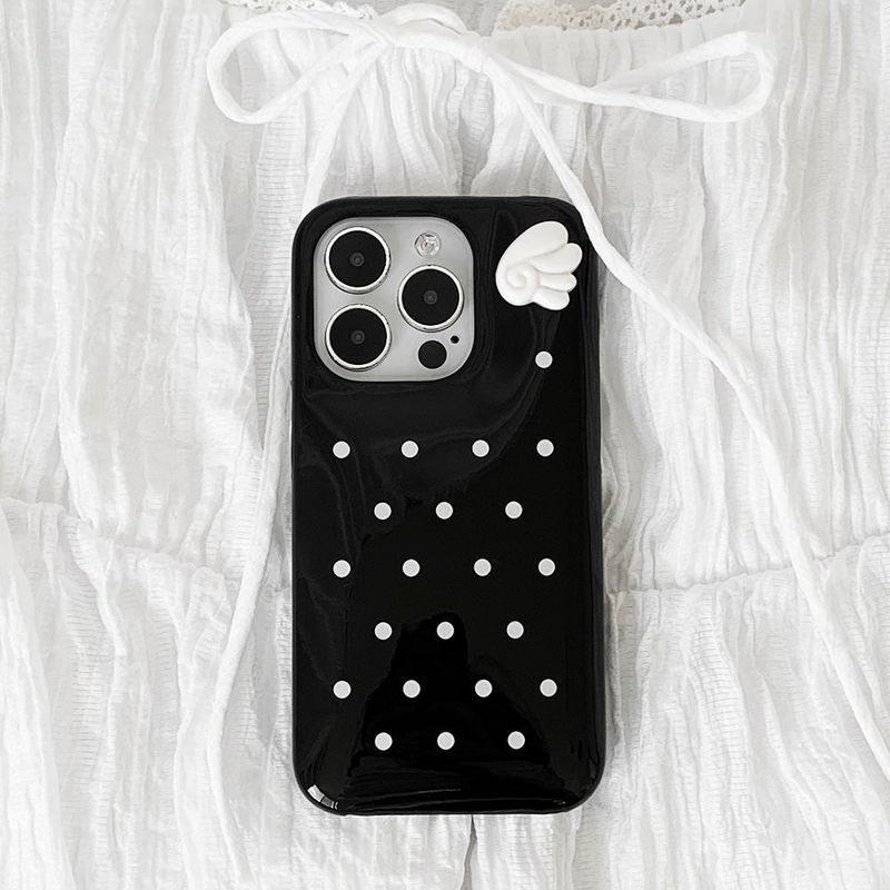 [MADE] black wings dots case