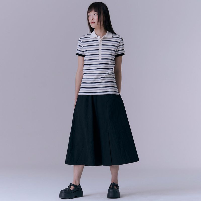 Essential flare skirt (BLACK)
