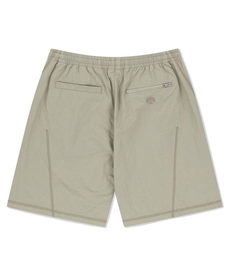 COVER STITCH NYLON TRACK SHORT