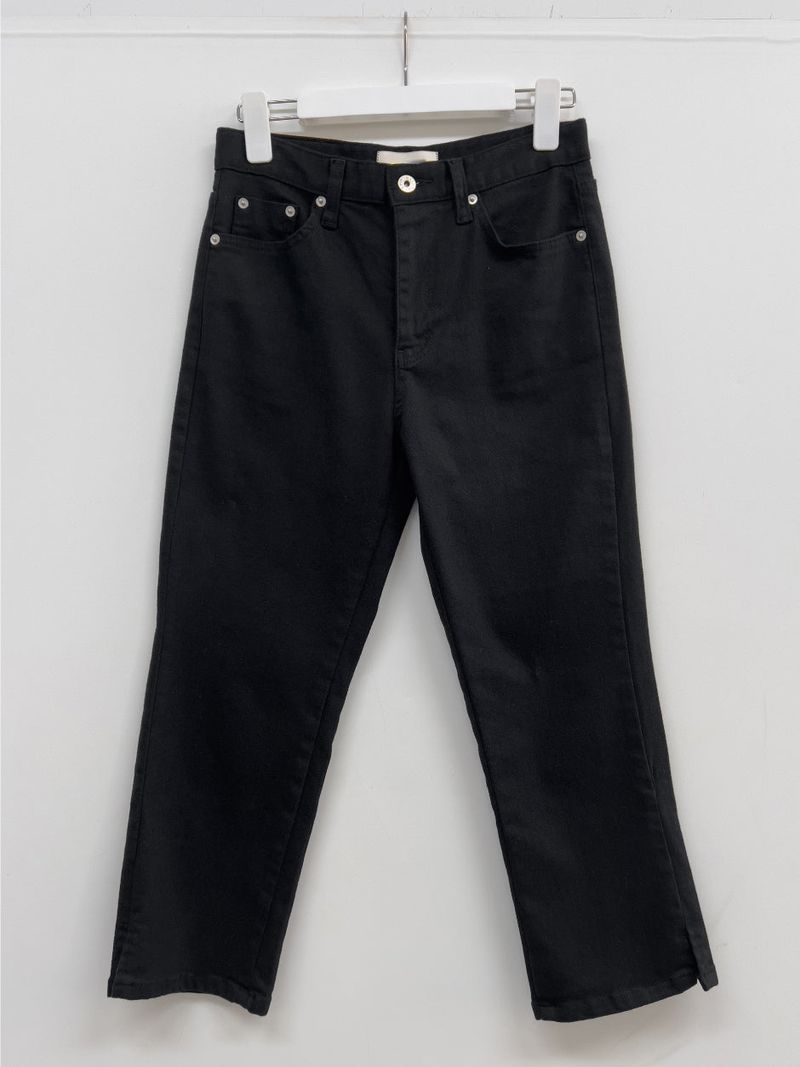 Slit Ankle Length Capri Pants