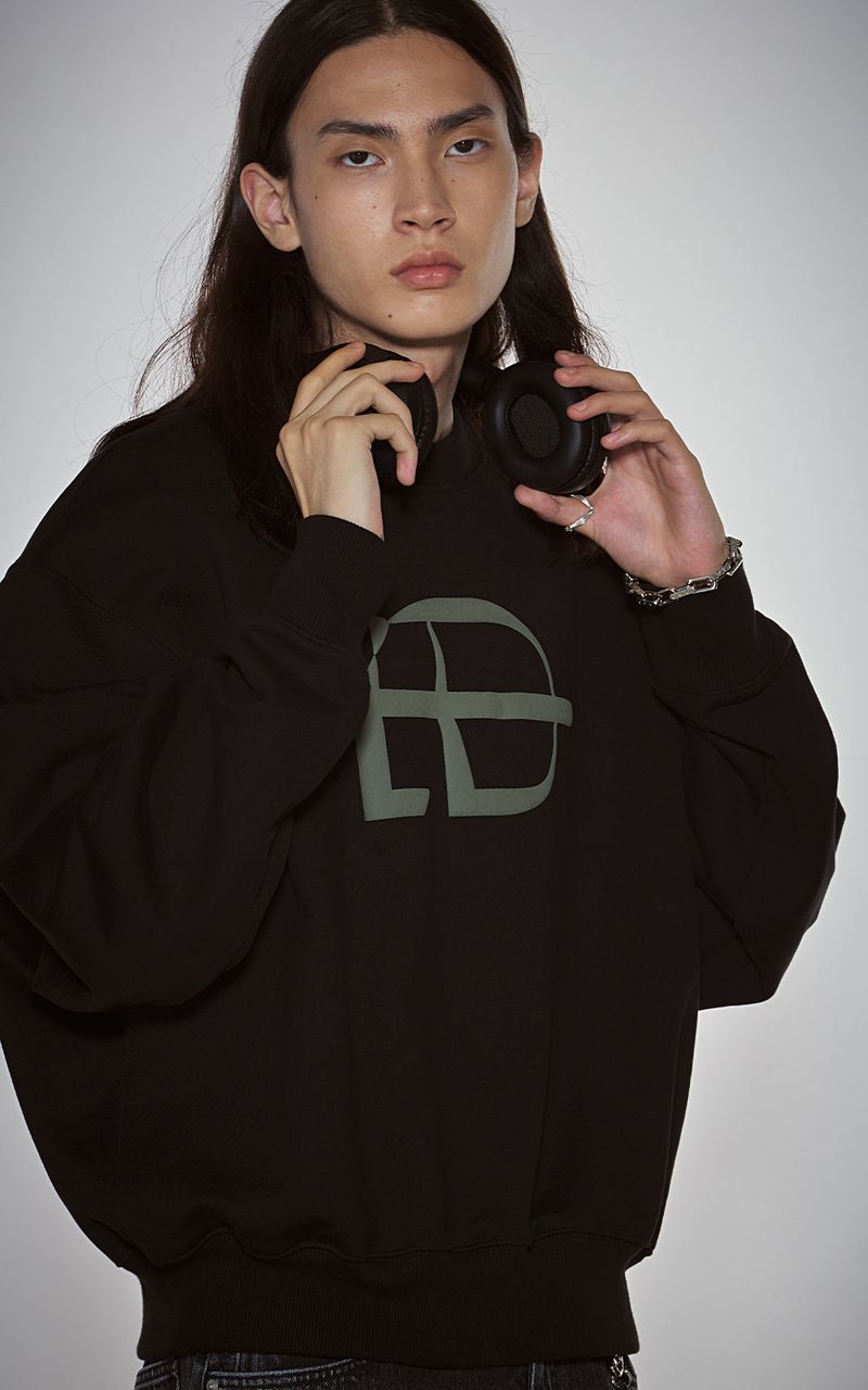 BOLD LOGO SWEATSHIRTS_BLACK