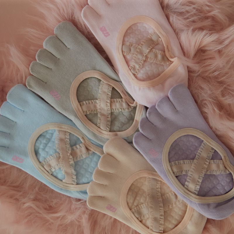 BALLET NON- SLIP SOCKS /FULL TOE - 5 COLORS