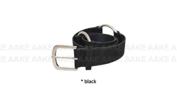 SUEDE DUAL RING BELT