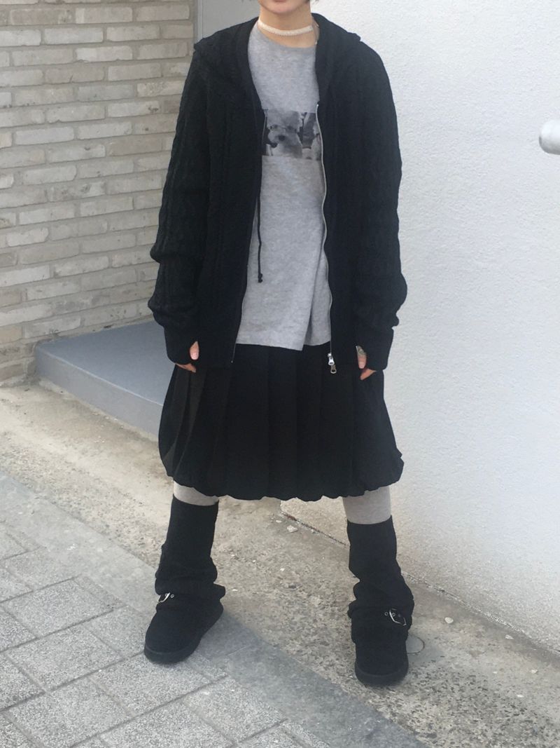 Two Way Cozy Textured Knit Hood