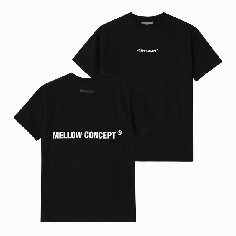 mellowconcept（メロウコンセプト）の「MCT M02 Black concept Basic T-shirts（Tops）」