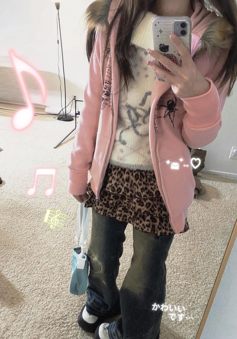 Graffiti Zip Hoodie