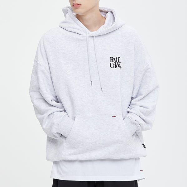 ROMANTIC CROWN(ロマンティッククラウン)の「RECENT LOGO HOODIE_LIGHT GREY(Tops)」