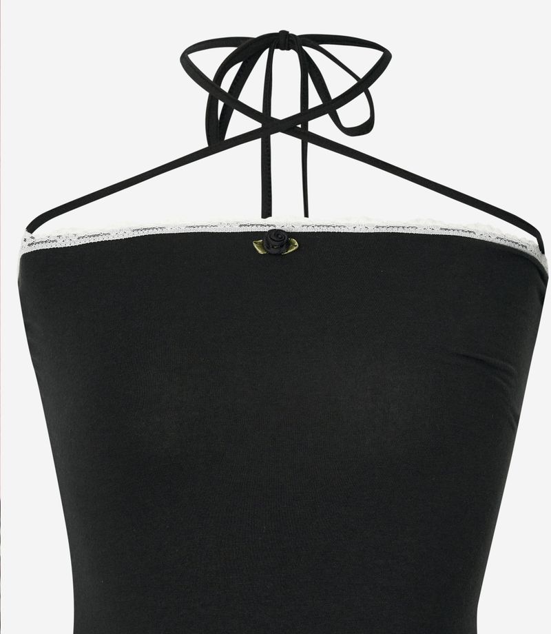 Rorà Lace Tube Top