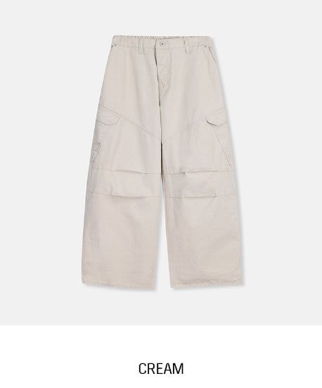 Poner Cation Parachute Diagonal Cargo Pants