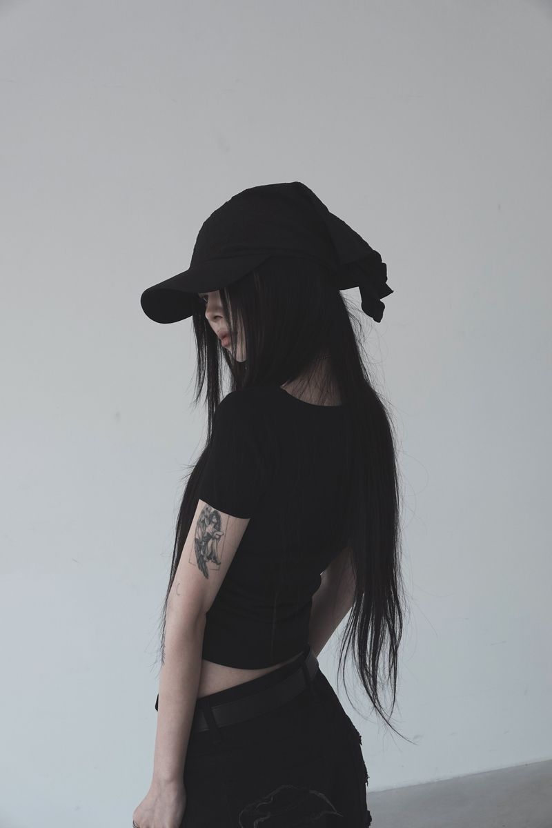 wrinkle bandana cap