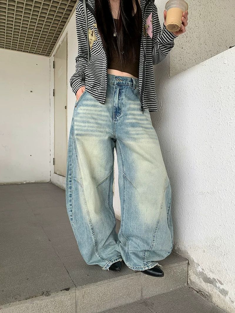 dereborujo（ドレボルゾー）の「Curved Braided Wide Denim Pants（Pants）」