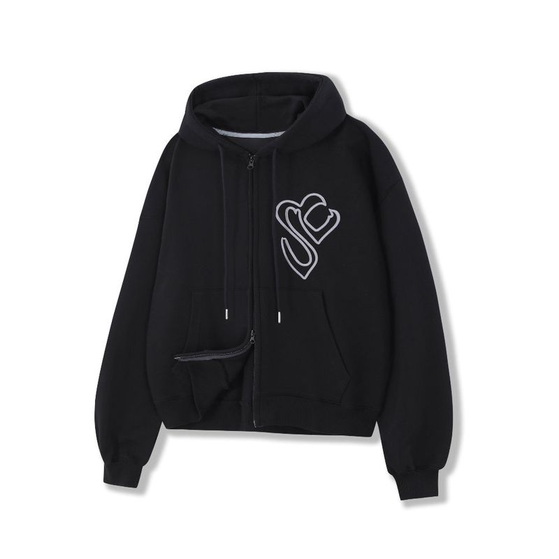 26SS★ Rubber Stitch Hood Zip-Up