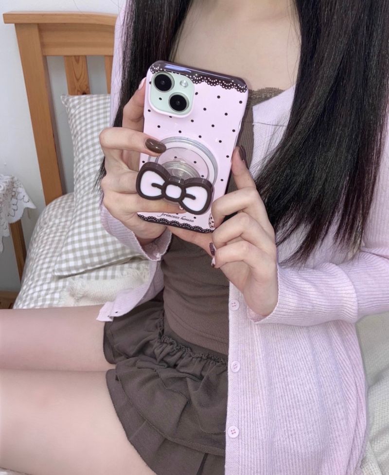chocolate ribbon phone grip tok - normal