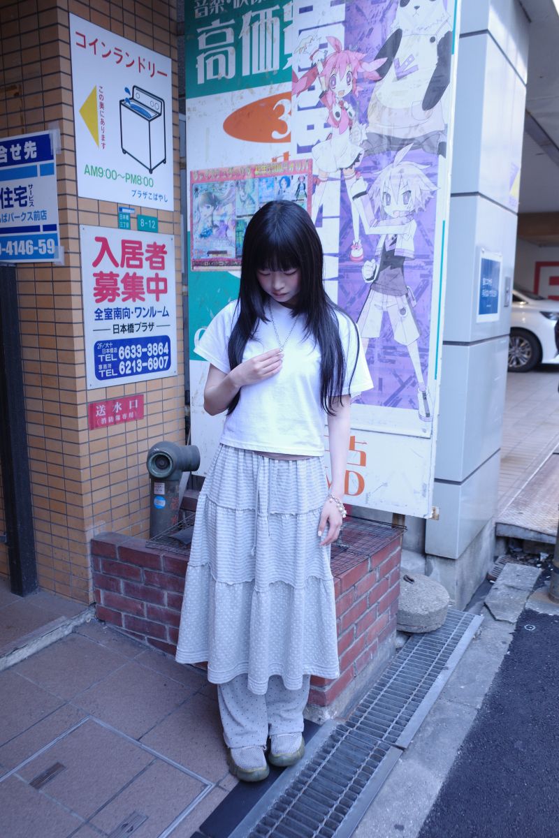 ムーイングフォールドドットパンツ