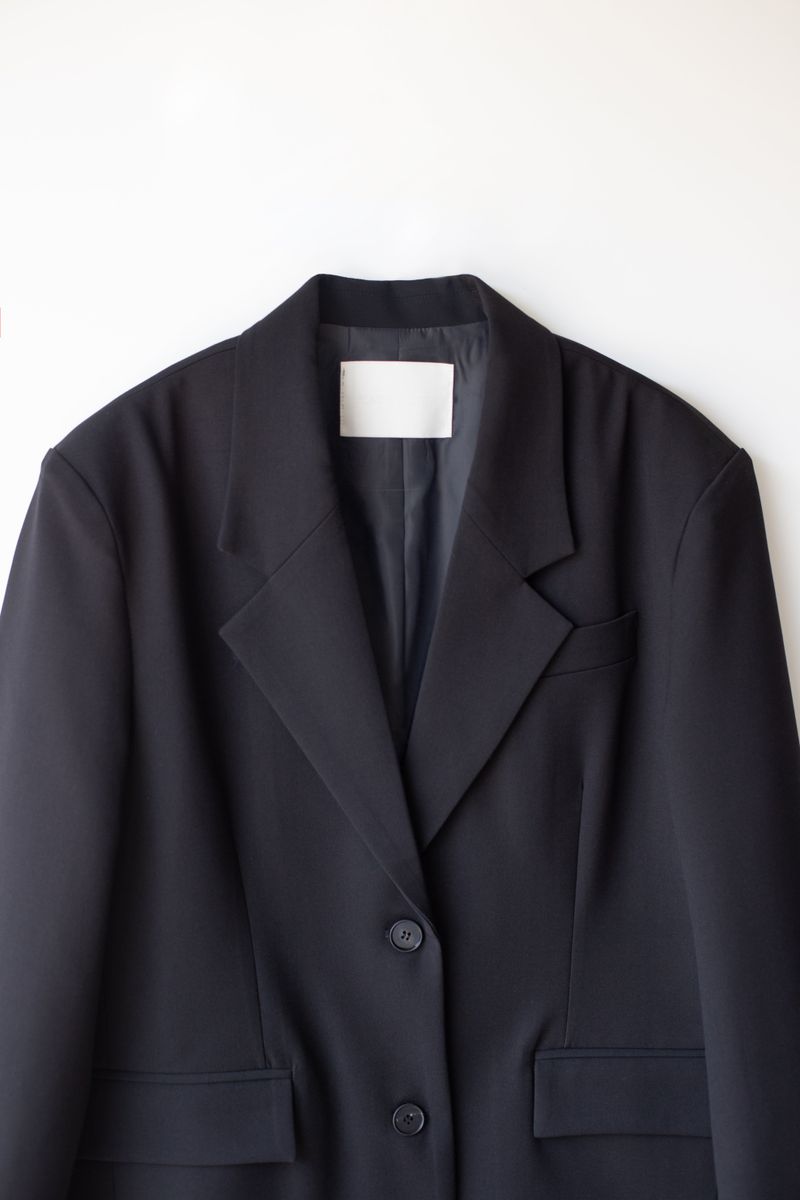 Boy wool jacket (Black)