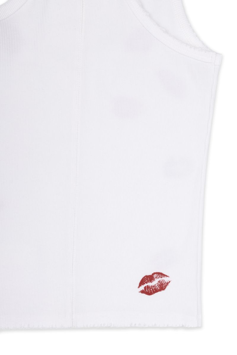 KISS MARK TANK TOP (WHITE)