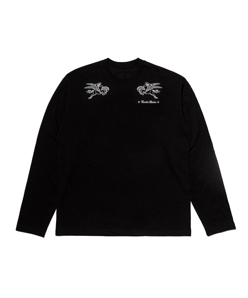 THANKS MESSIA（サンキュー メシア）の「ARCHIVE PEGASOS LONG SLEEVE-BLACK（Tops）」