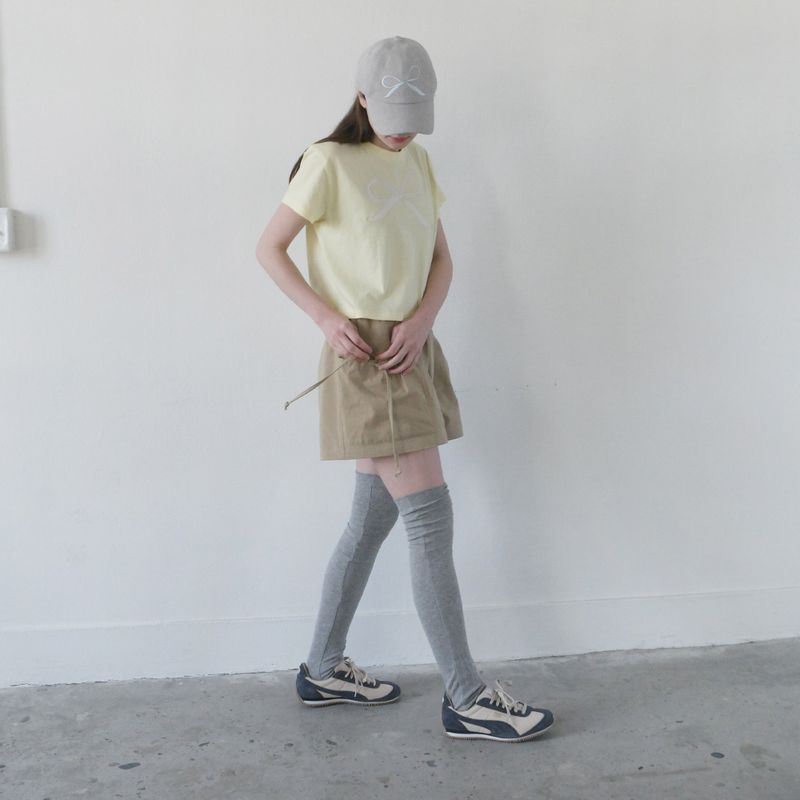 Gray Pigment Ribbon Cap