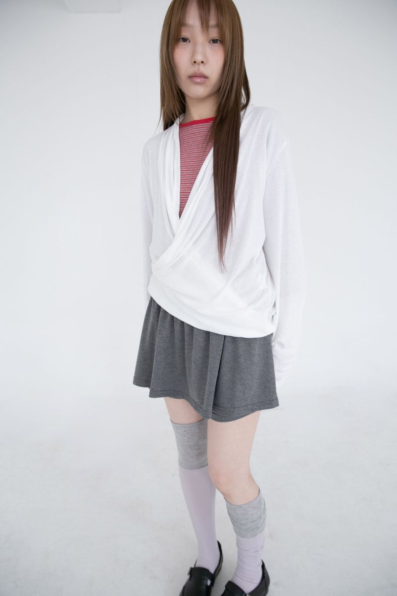omoosoohy（オムスヒ）の「wrap drape neck top(3colors)（Tops）」
