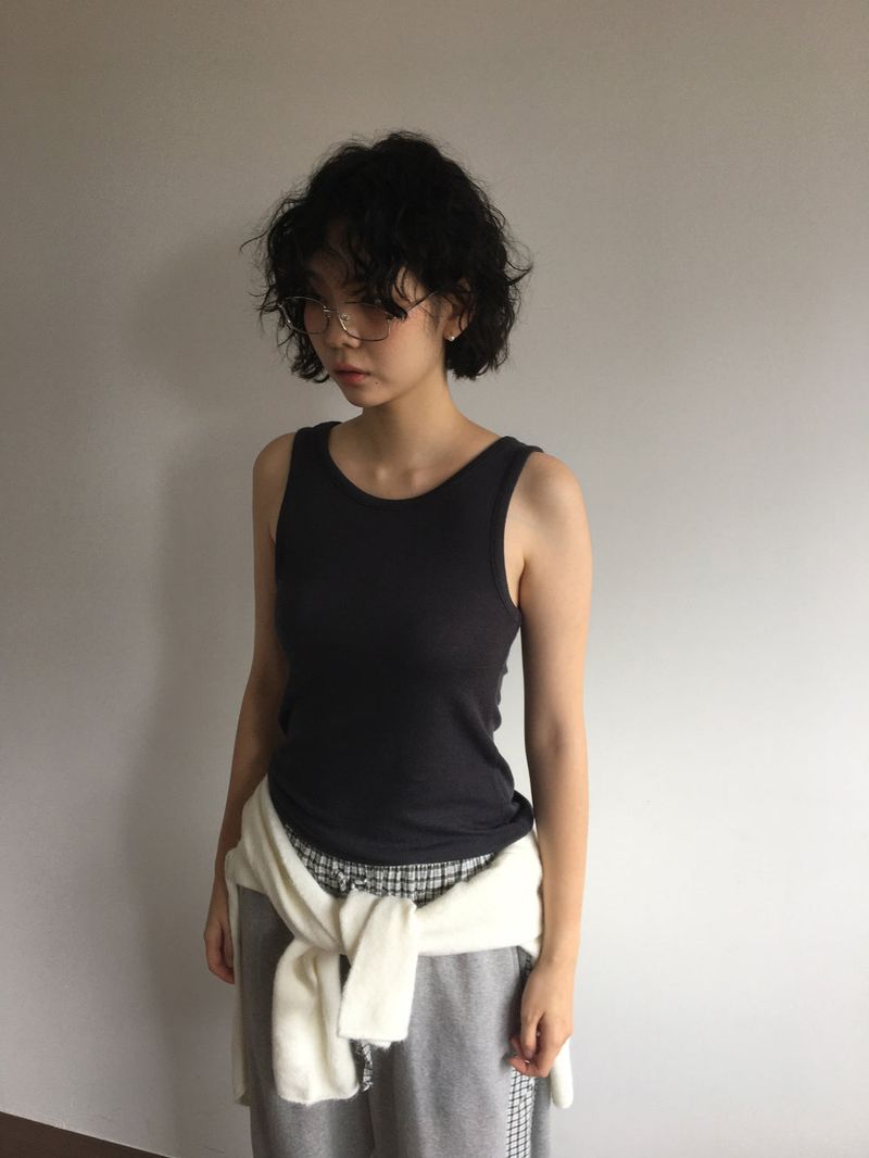Silk Wool Crewneck Sleeveless (5color)