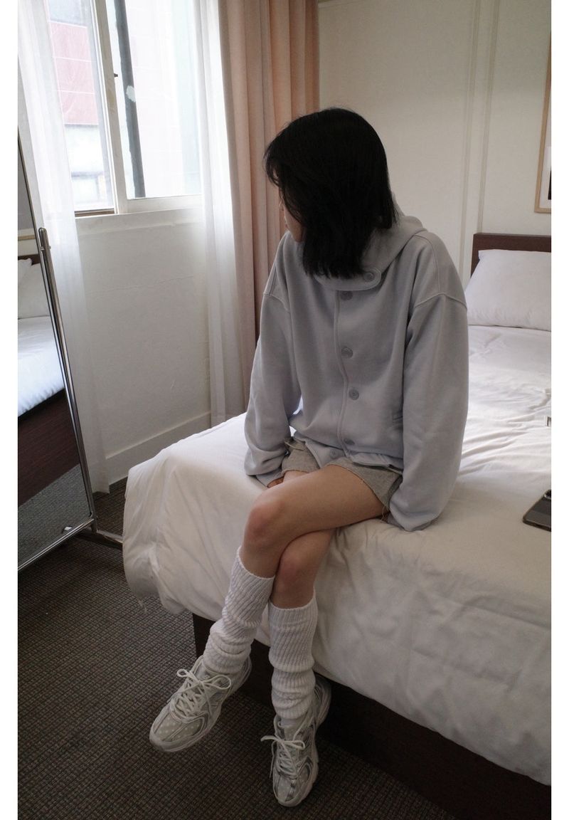 Wish hood zip-up (4color)