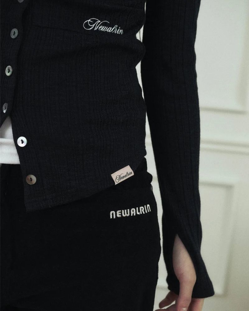 Ria Neck Button Knit Top
