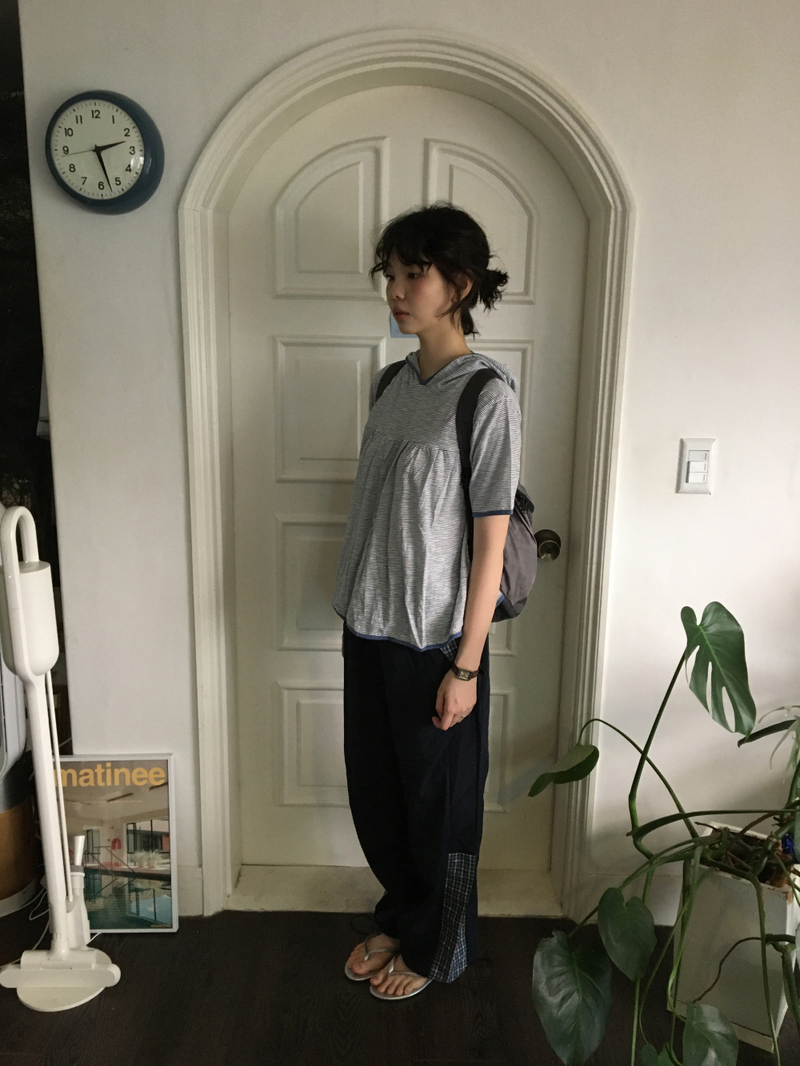 Pisso check string pants (2color)