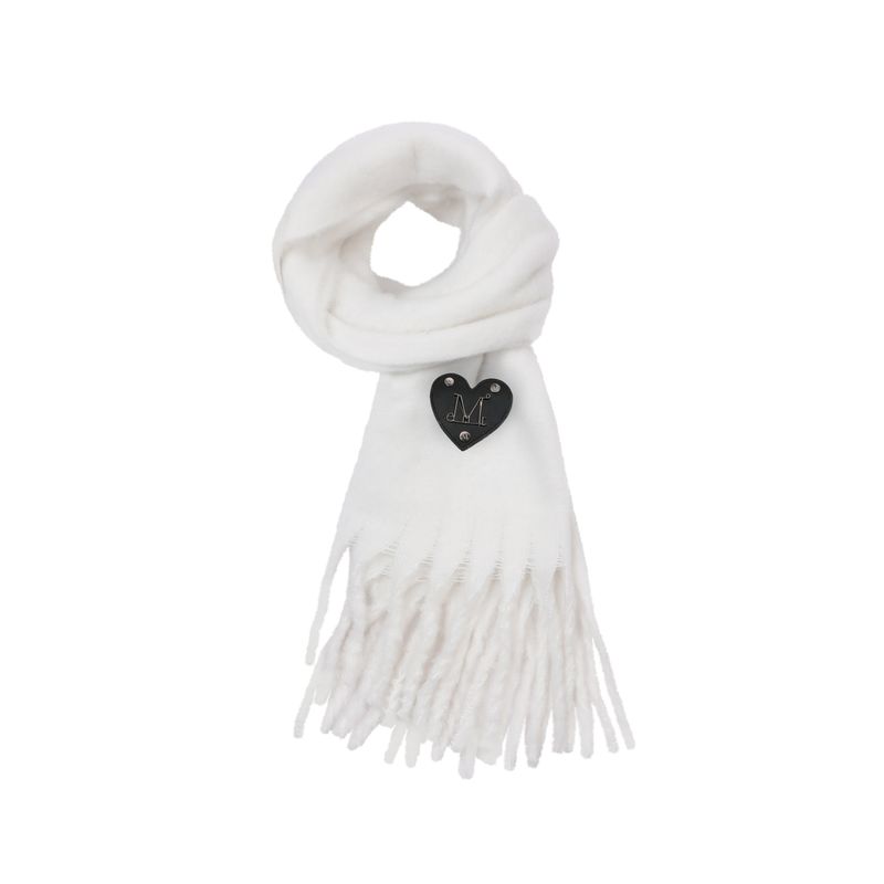 LAMOR METAL LOGO HEART PATCH MUFFLER UNISEX (5Color)