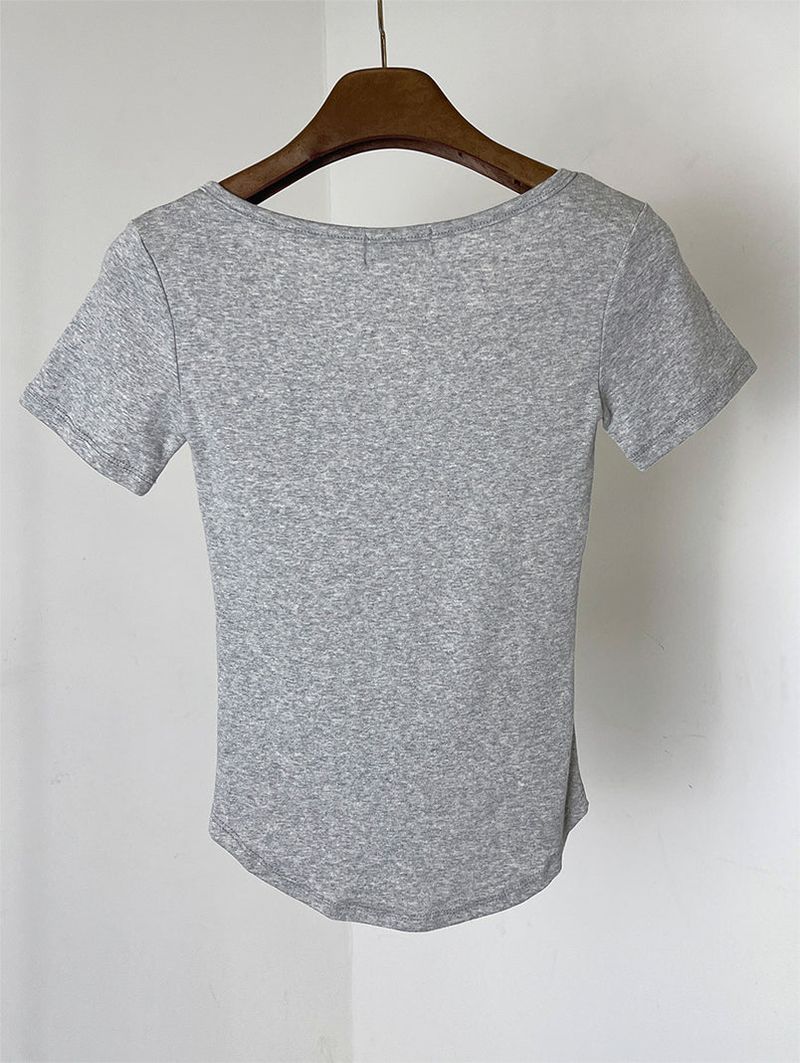 MODAL U-NECK TEE (4C)