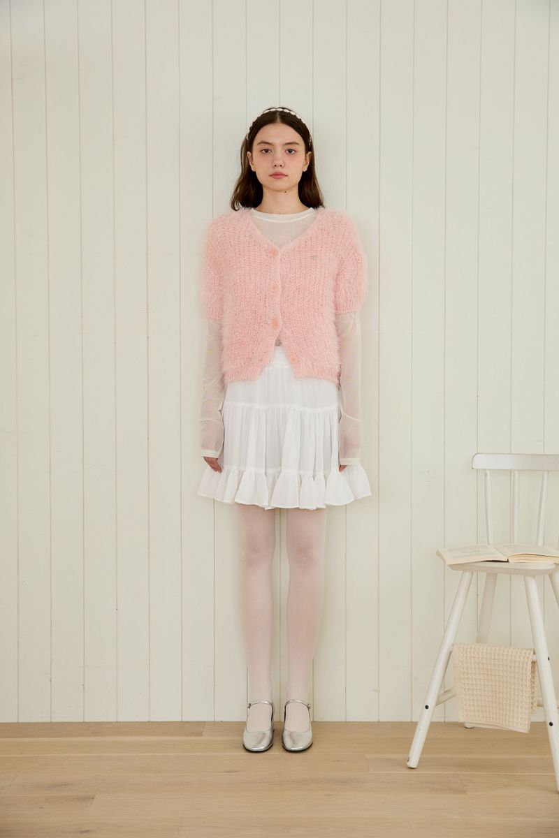 PINK PINEAPPLE（ピンクパイナップル）の「SOFT VOLUME CARDIGAN（Tops）」