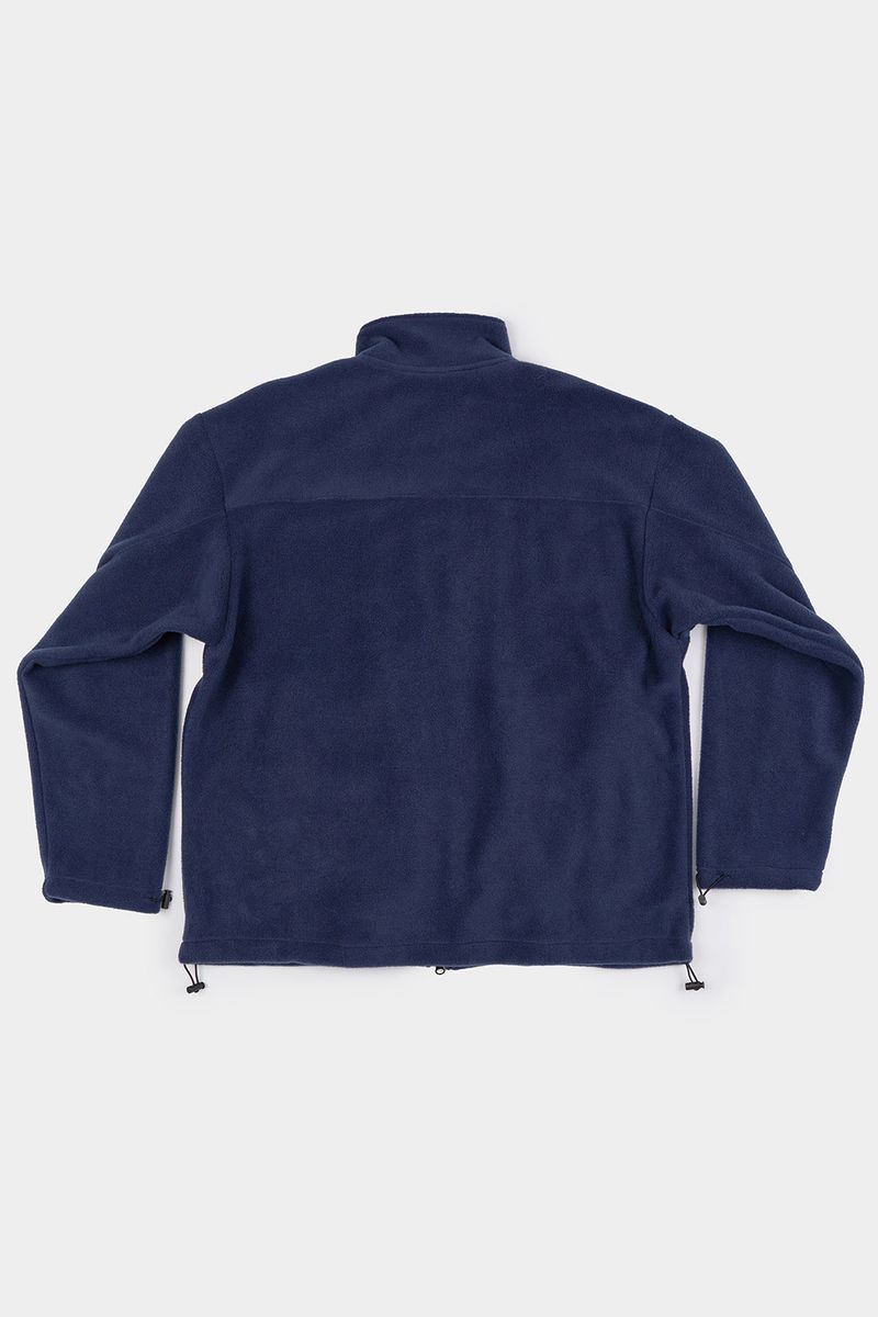 Mockneck low warm fleece zip-up