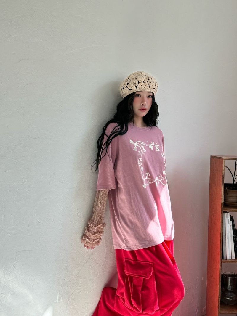 BELLE Lace Layered T-shirt