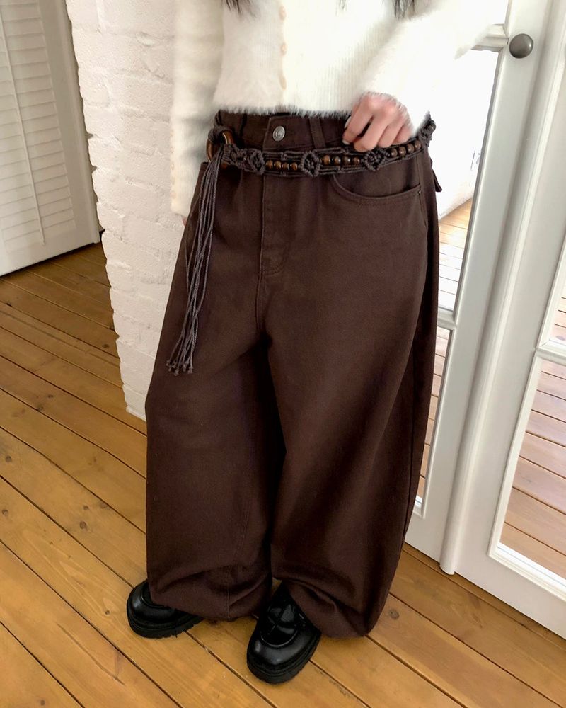 Nein Pocketed Wide Balloon Pants