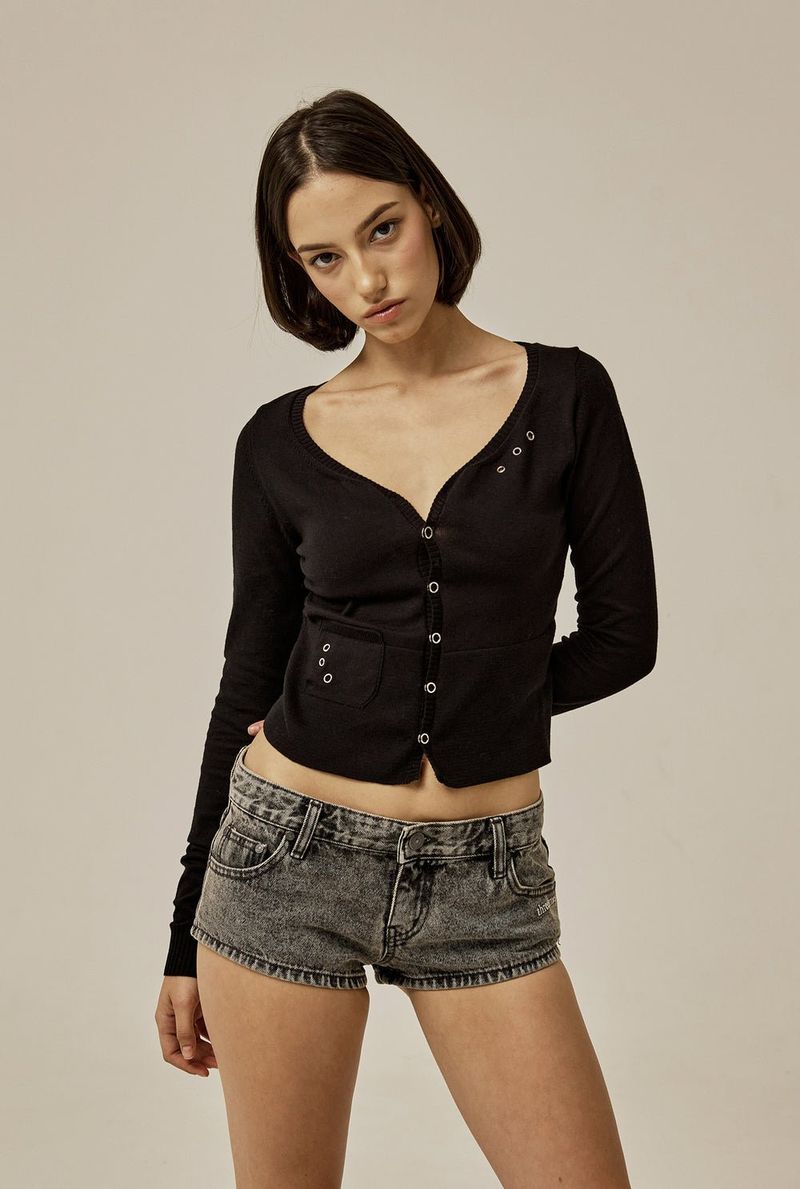 May eyelet cardigan
